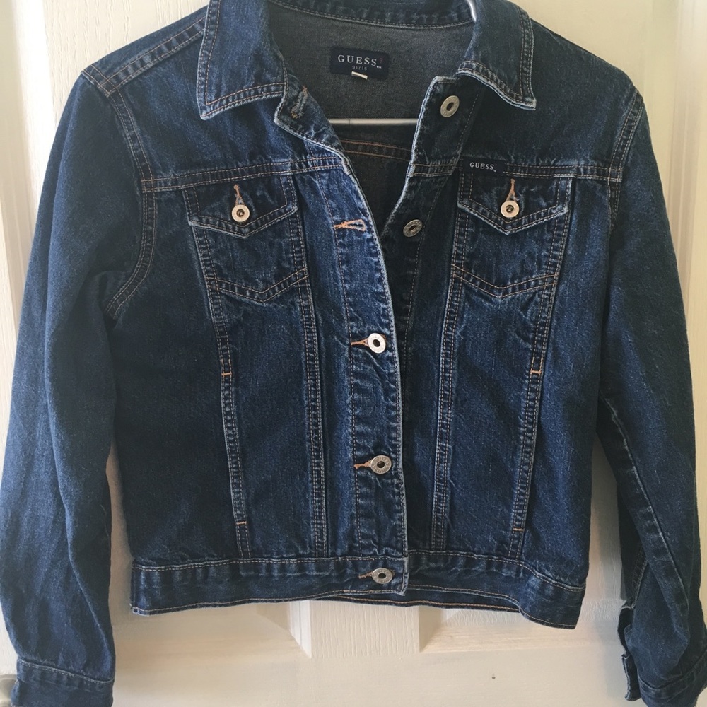 Dark Blue Denim Jean Jacket